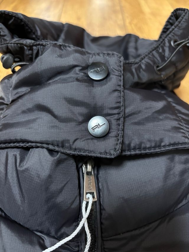 Abrigo Polo Ralph Lauren Gorham Negra Talla M