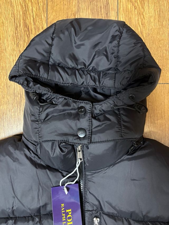 Abrigo Polo Ralph Lauren Gorham Negra Talla M