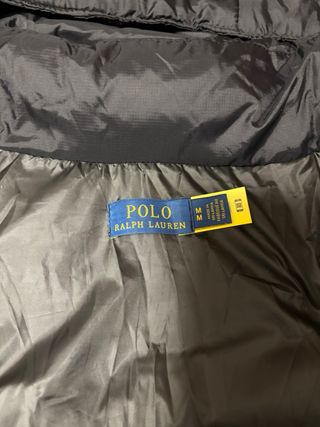 Abrigo Polo Ralph Lauren Gorham Negra Talla M