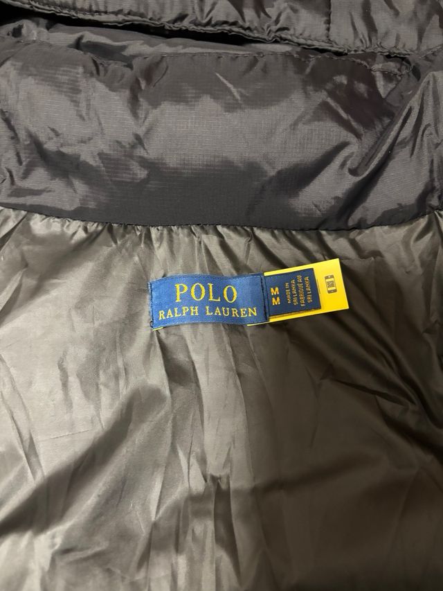 Abrigo Polo Ralph Lauren Gorham Negra Talla M