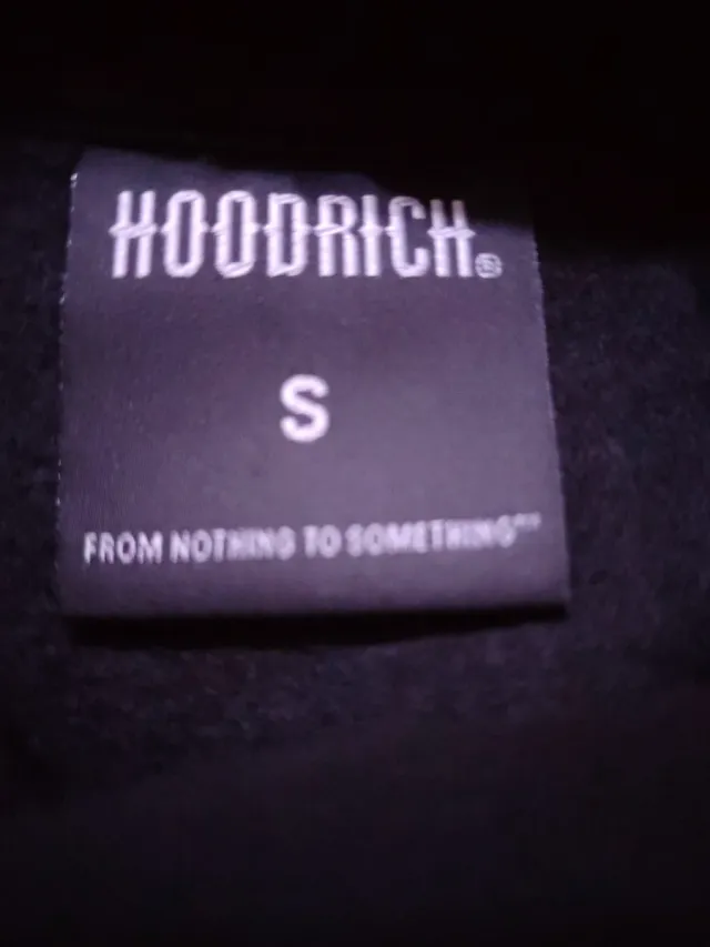 Sudadera Hoodrich Negra Talla S