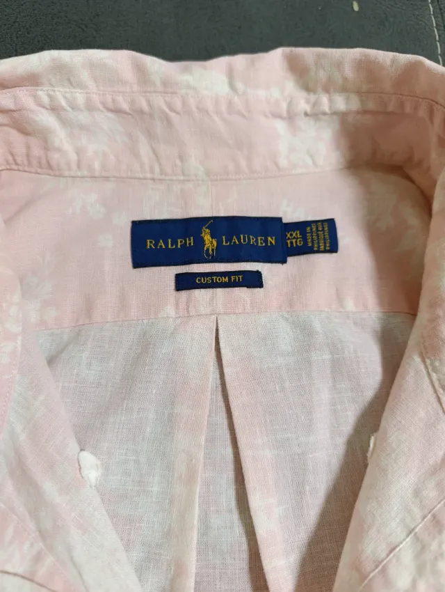 Camisa Ralph Lauren Rosa Estampada