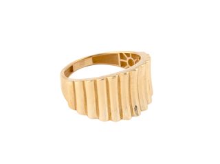 anillo oro 18k con circonita