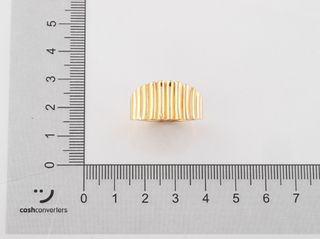 anillo oro 18k con circonita