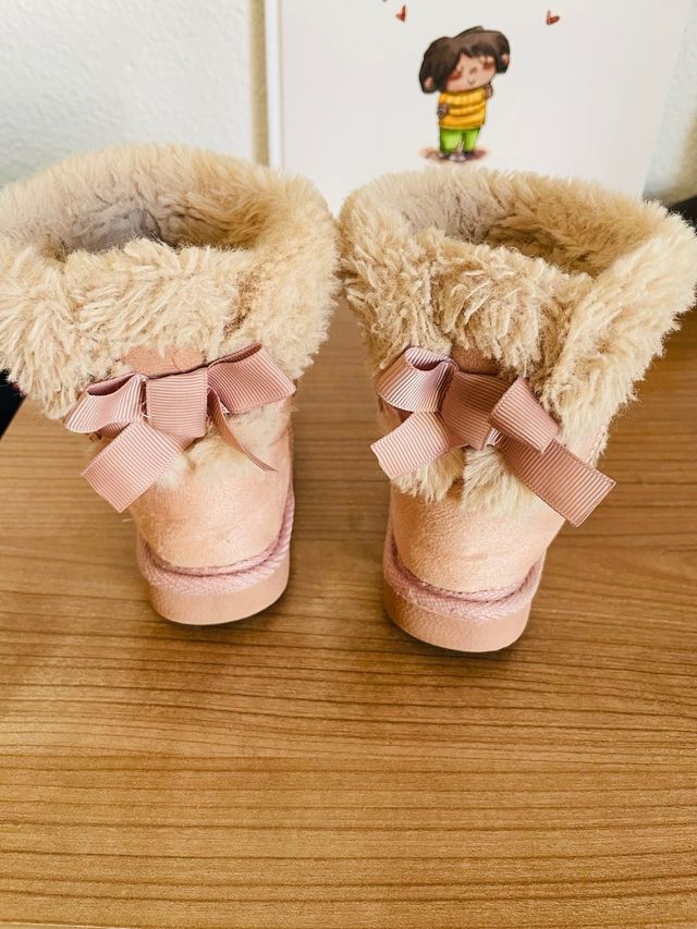 Botitas nieve niña lazos. El Corte Inglés kids