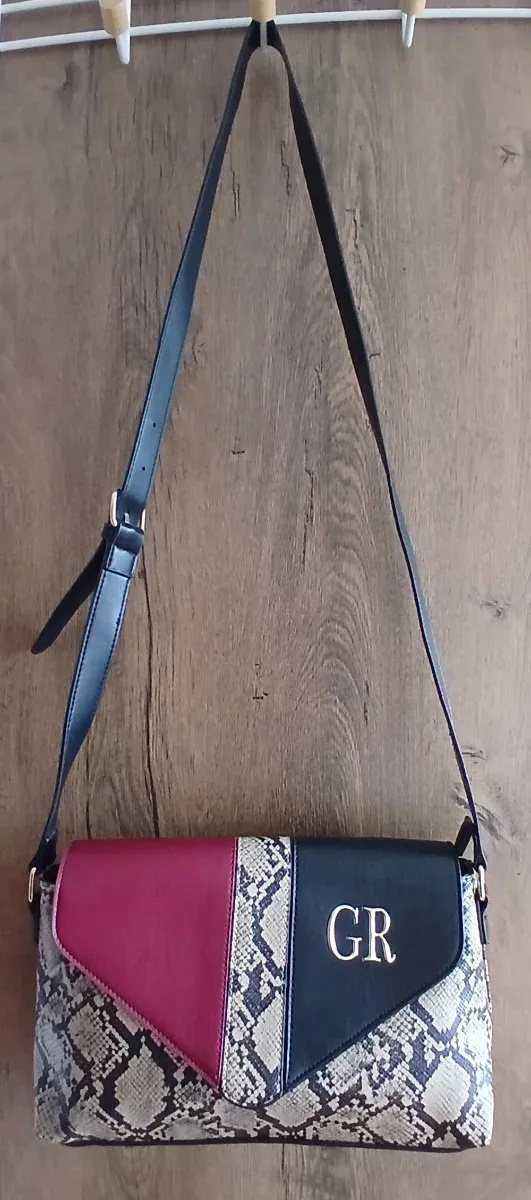 Bolso Georges Rech Negro y Rojo