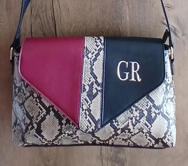 Bolso Georges Rech Negro y Rojo