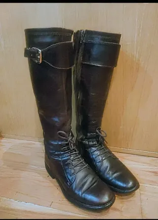 Botas piel macedonia talla 37