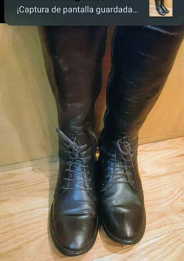 Botas piel macedonia talla 37