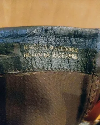 Botas piel macedonia talla 37