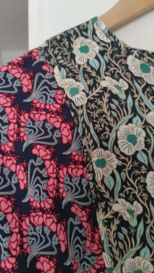 Vestido Zara niña patchwork boho 11-12 años