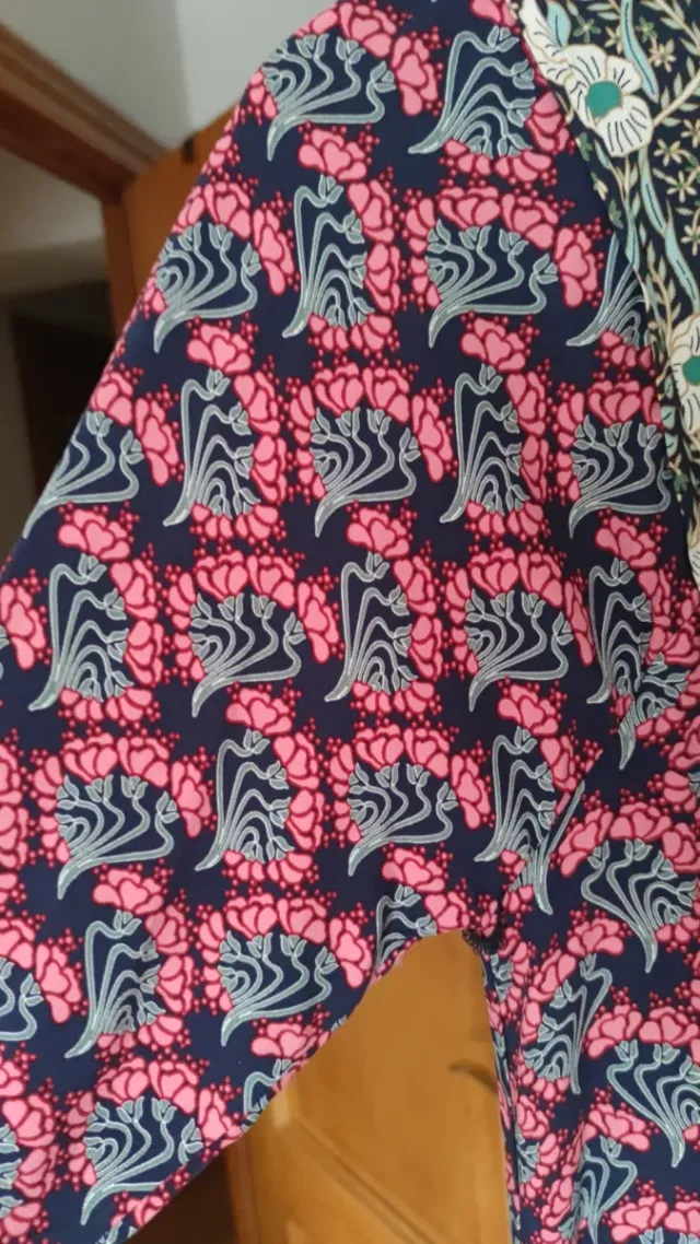 Vestido Zara niña patchwork boho 11-12 años