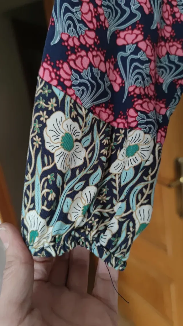 Vestido Zara niña patchwork boho 11-12 años