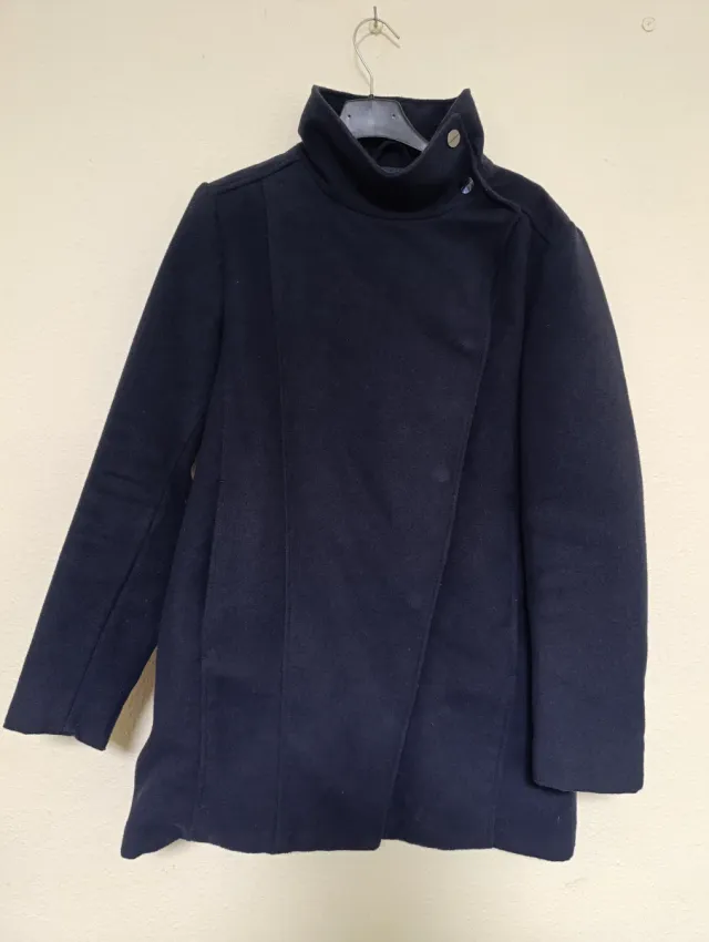 Abrigo Mango Azul Talla M