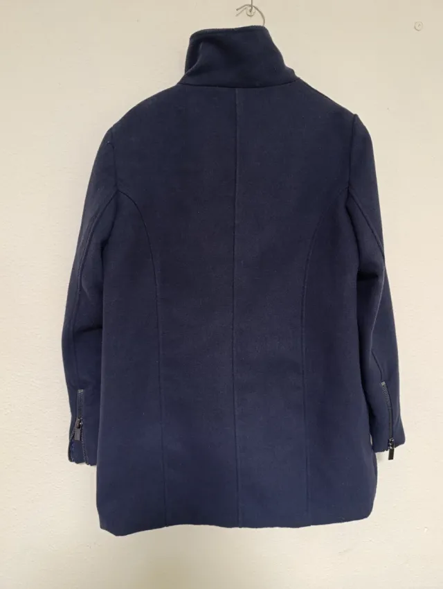 Abrigo Mango Azul Talla M