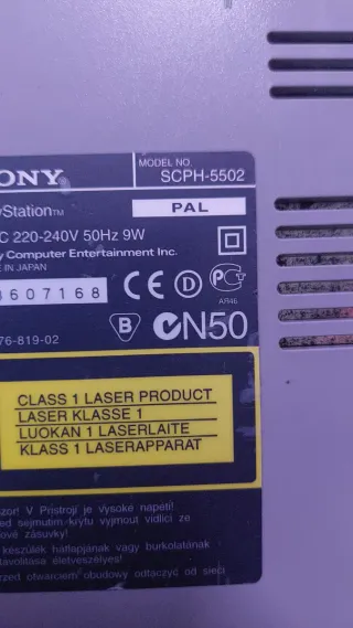 Consola PlayStation 1 Gris