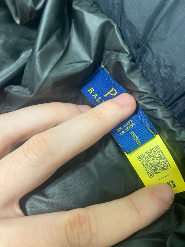 Chaqueta Polo Ralph Lauren Negra con Capucha