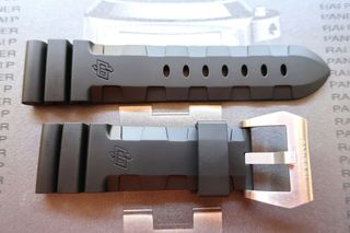 Cinturino Accordion Nero 24mm per Panerai