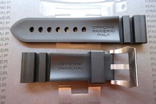 Cinturino Accordion Nero 24mm per Panerai