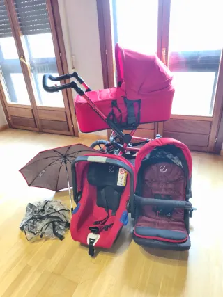 Trio Jane Cross Walk: Passeggino + Capace + Maxi Cosi