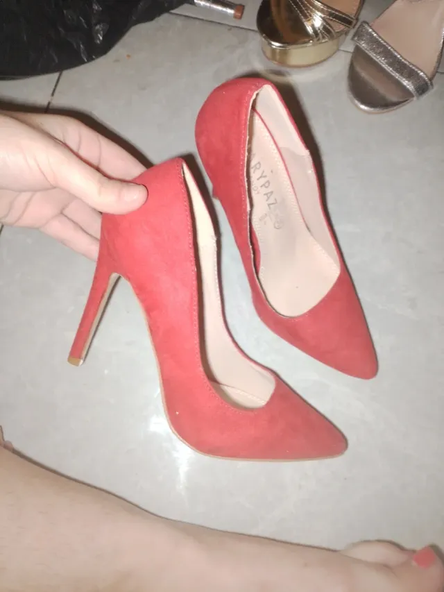 Tacones rojos Marypaz