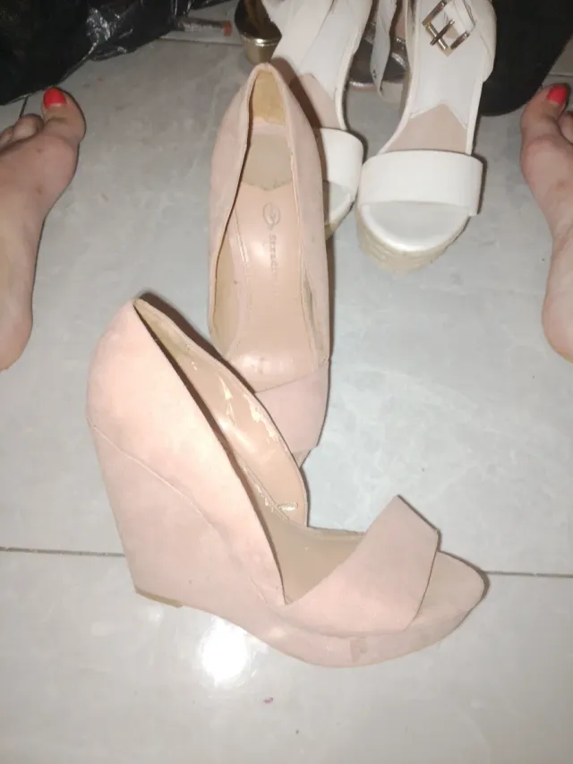 Cuñas Stradivarius Rosa Talla 38