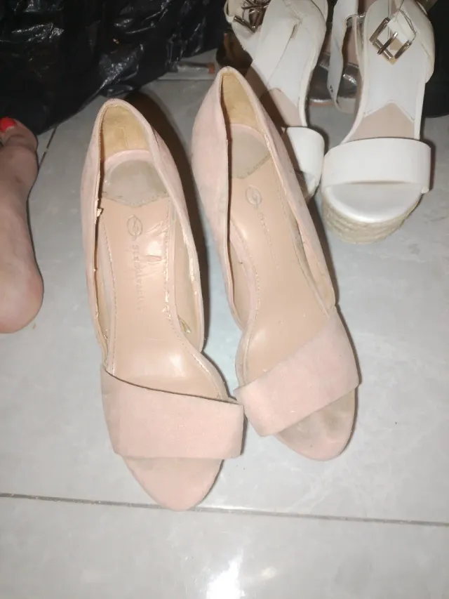 Cuñas Stradivarius Rosa Talla 38