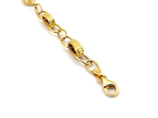 pulsera oro 18k con piedra