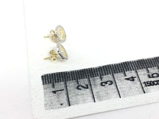 pendientes oro 18k con piedra