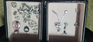 Lote de Plata 925 y Joyero