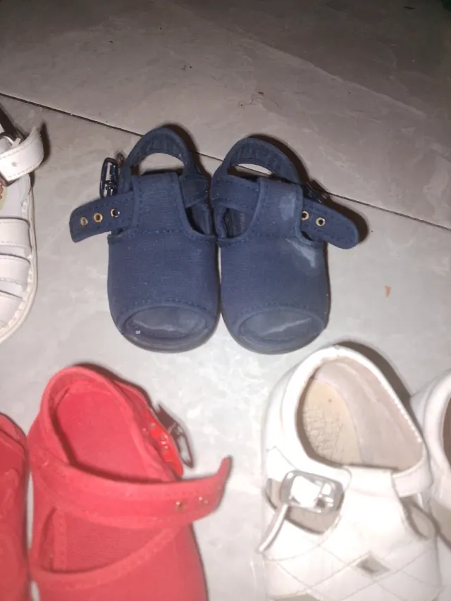 Lote Zapatos Bebé Niña talla 18