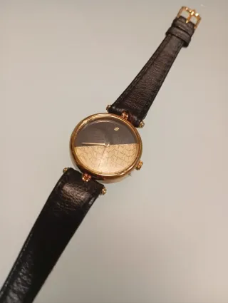 Reloj Jacques Farel Negro/Dorado