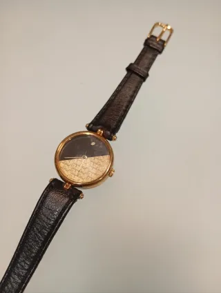 Reloj Jacques Farel Negro/Dorado