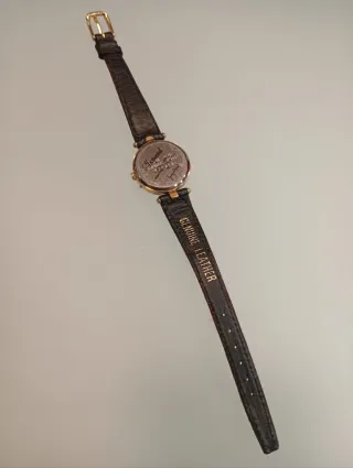 Reloj Jacques Farel Negro/Dorado