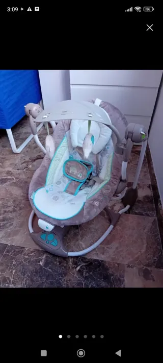 Mecedora de bebé automática
