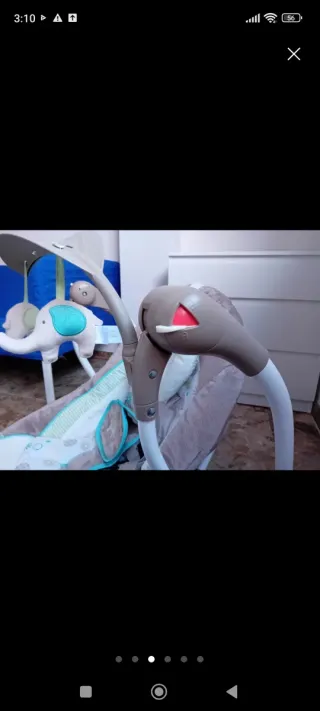 Mecedora de bebé automática