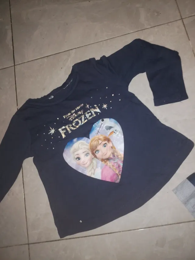 Camiseta Frozen Talla 3/4