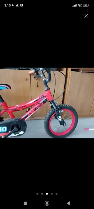 Bicicleta infantil rosa 140
