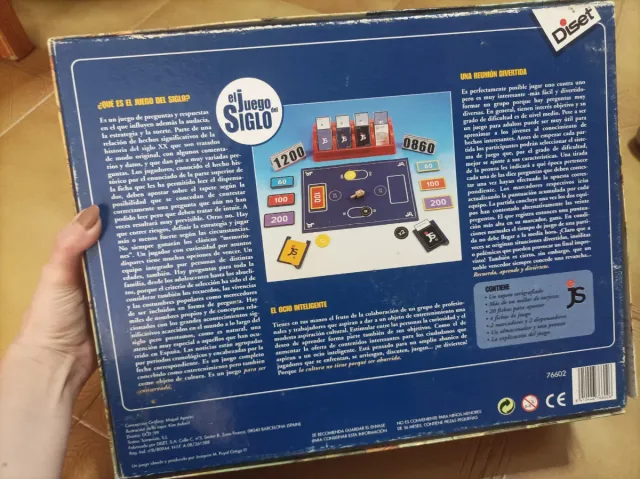 Jogo de Tabuleiro O Jogo do Século Diset