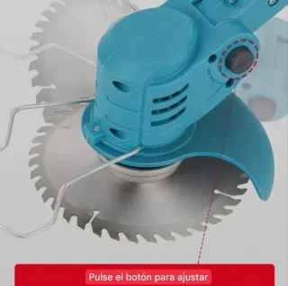 Desbrozadora Recargable Plegable (2 Baterías)