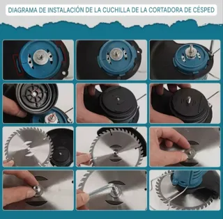 Desbrozadora Recargable Plegable (2 Baterías)