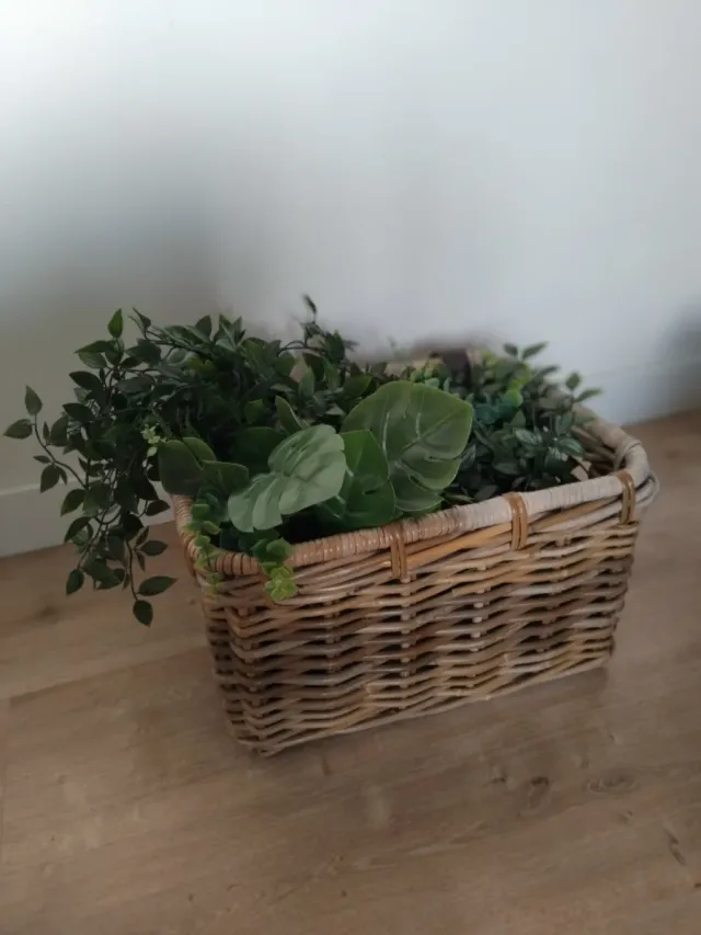 Cesta de Junco para Bicicleta