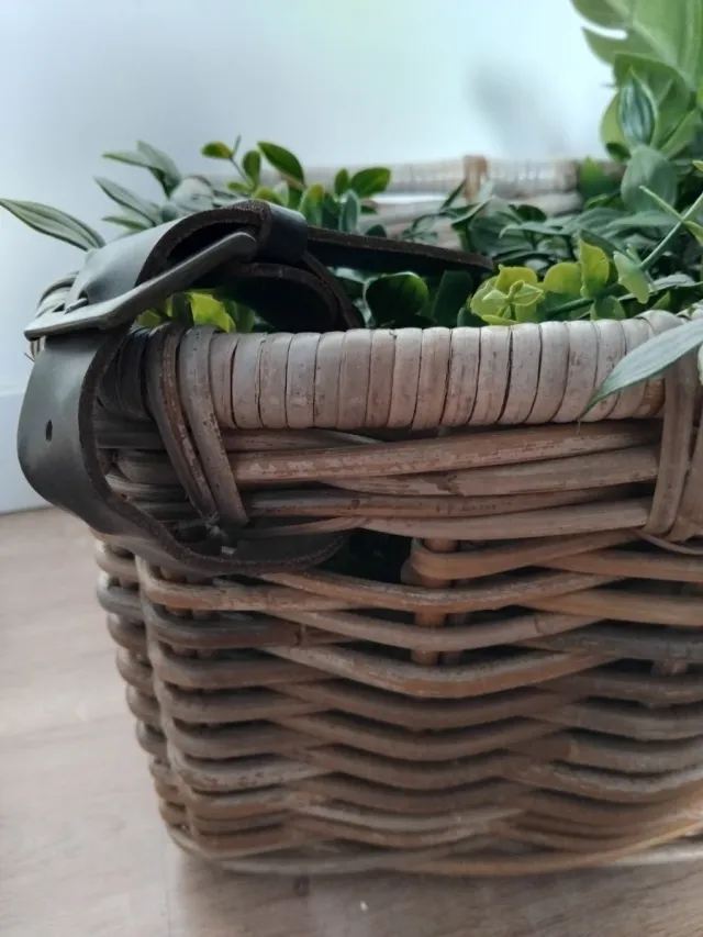 Cesta de Junco para Bicicleta