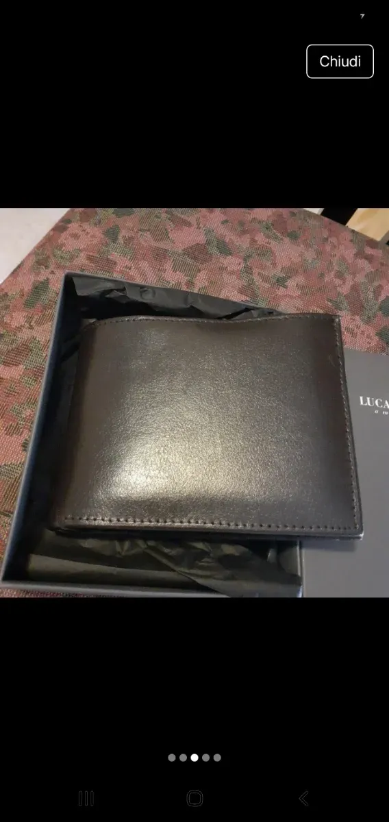 Portafoglio Luca Grassia marrone