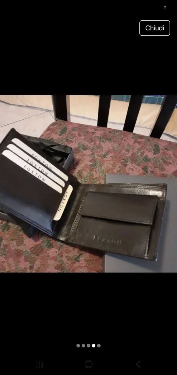 Portafoglio Luca Grassia marrone