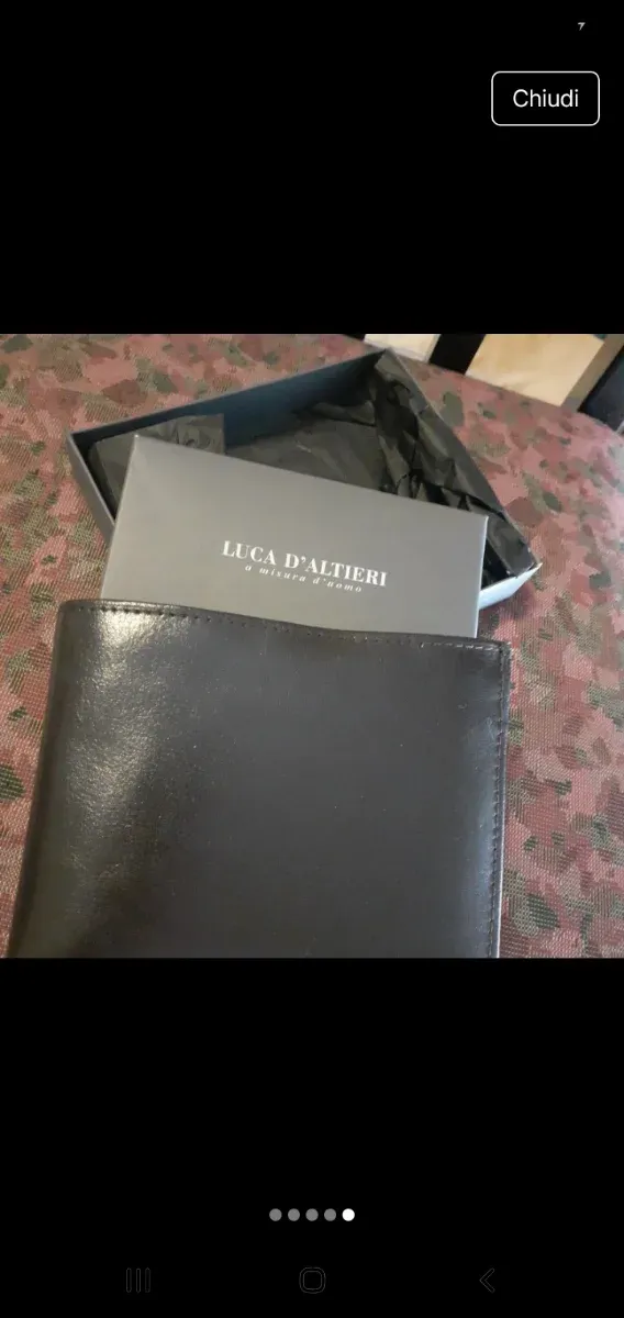 Portafoglio Luca Grassia marrone