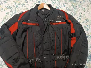 Chaqueta Moto FXT Talla XL Negra y Roja