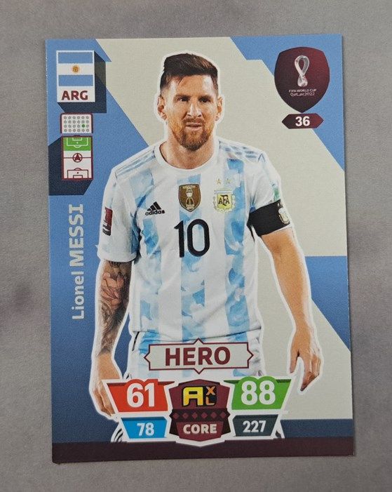 2022 MUNDIAL QATAR MESSI - HERO ADRENALYN XL #36