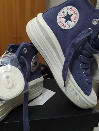 Converse Move scamosciate blu taglia 38