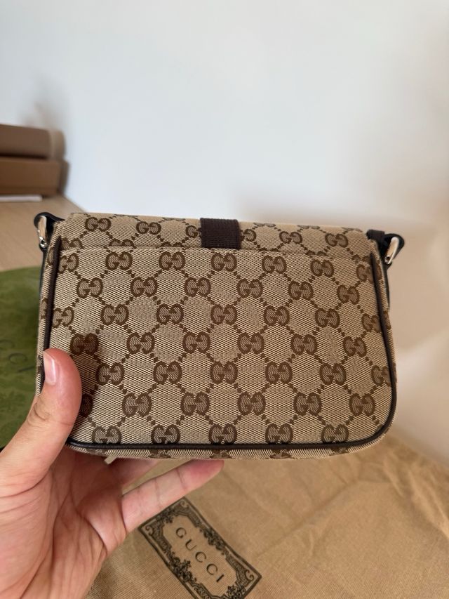 Bolso Bandolera Gucci GG Beige